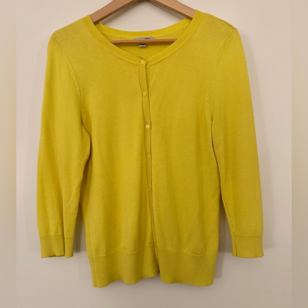 Halogen Yellow Women's Cardigan